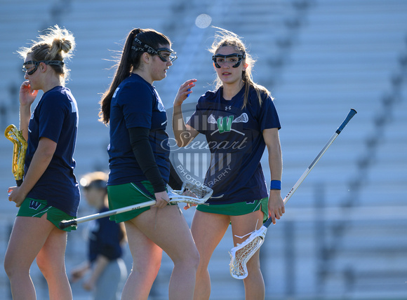 Jackson Polar Bears (OH) at Weddington Warriors (NC) High School Girls Lacrosse on March 20, 2023.